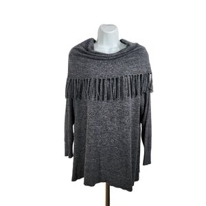 CHELSEA & THEODORE FRINGED SWEATER